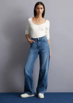 Jeans Model Tomma wide aus Organic Cotton Stretch