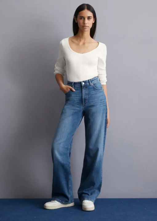 Jeans Model Tomma wide aus Organic Cotton Stretch