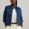 Jeansjacke slim aus Organic Cotton Stretch