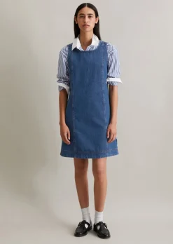 Jeans-Minikleid regular aus reinem Organic Cotton
