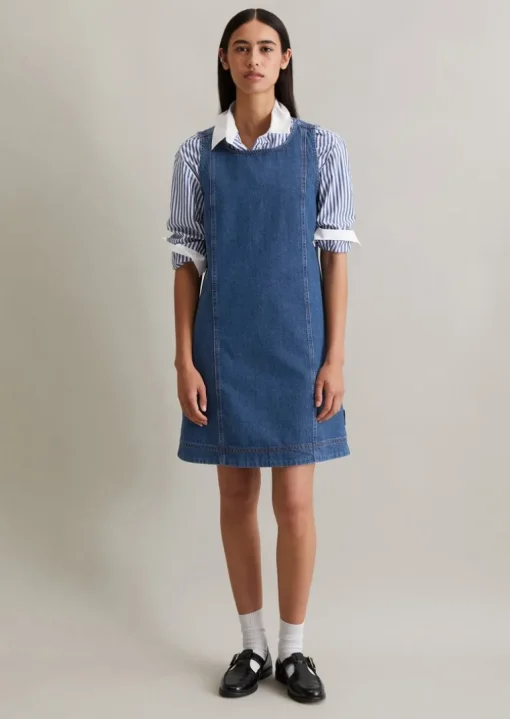 Jeans-Minikleid regular aus reinem Organic Cotton
