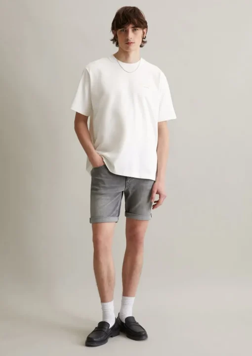 Jeans-Shorts Model Mats tapered aus Bio-Baumwoll-Mix