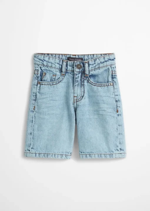 KIDS-BOYS Jeansbermuda aus reiner Bio-Baumwolle
