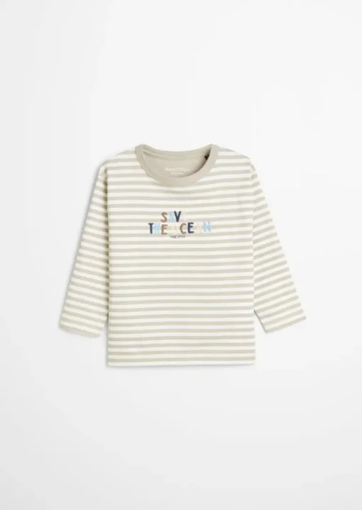KIDS-BOYS Langarm-Shirt mit bunter Bruststickerei