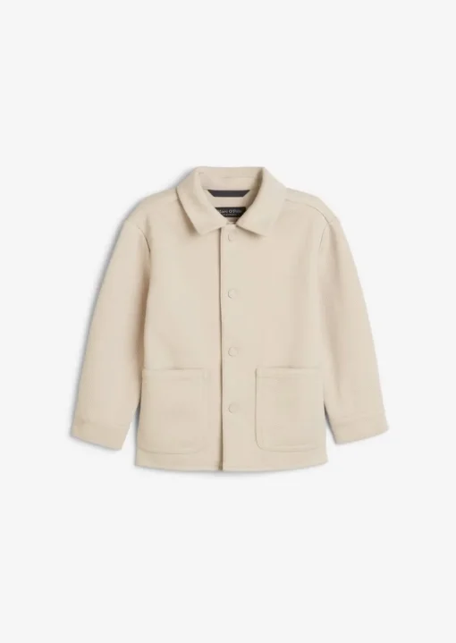KIDS-BOYS Overshirt aus strukturiertem Sweat