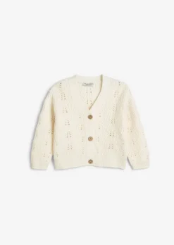 KIDS-GIRLS Strickjacke in Häkel-Optik