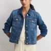 Klassische Jeansjacke mit nachhaltiger Waschung