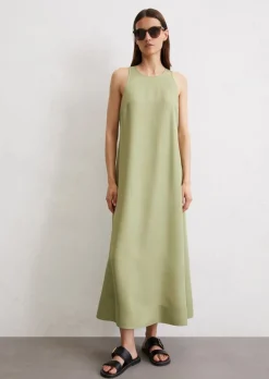 Kleid flared aus fließendem Naia™-Twill