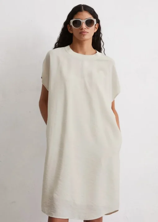Kleid relaxed mit Crinkle-Struktur