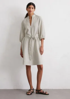 Leinenkleid relaxed aus leichter Qualität