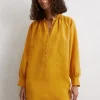 Leinenkleid relaxed aus leichter Qualität