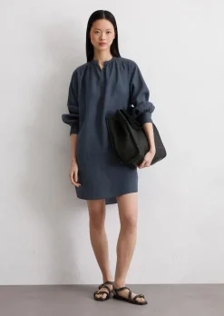 Leinenkleid relaxed aus leichter Qualität