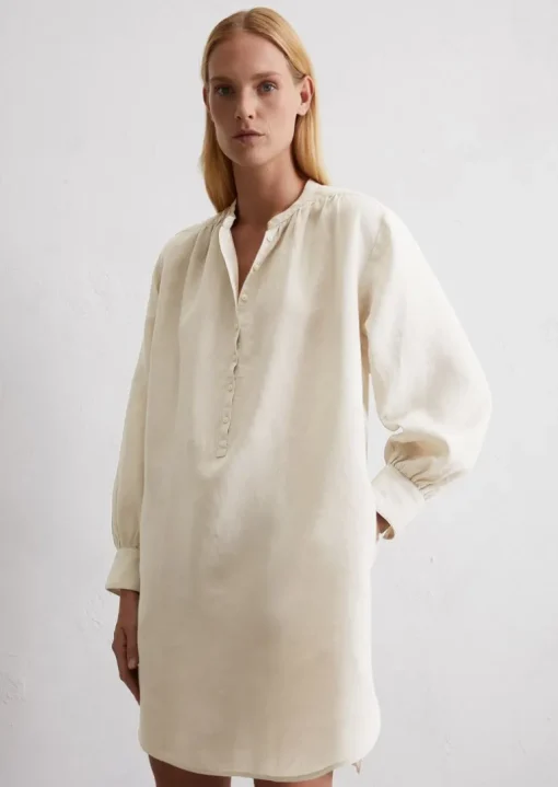 Leinenkleid relaxed aus leichter Qualität