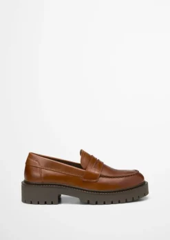 Loafer mit robuster Profil-Laufsohle