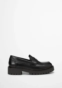 Loafer mit robuster Profil-Laufsohle