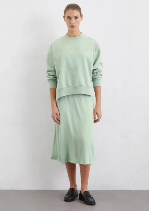 Logo-Sweatshirt relaxed aus Organic Cotton