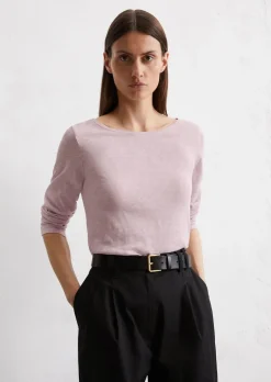 Longsleeve regular aus Slub Jersey