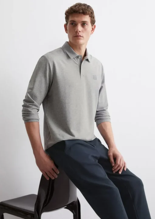 Longsleeve regular aus weichem Bio-Baumwoll-Viskose-Mix