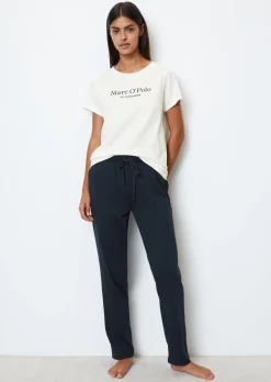 Lounge-Hose aus Bio-Baumwoll-Jersey
