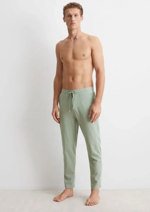 Lounge-Hose regular in schwerem Heavy Jersey