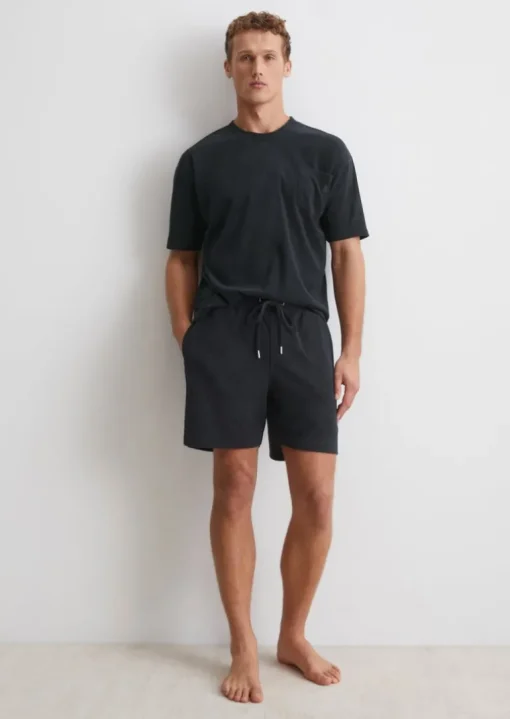 Lounge-Shorts in flauschiger Frottee-Qualität