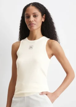 Lounge-Tanktop aus Bio-Baumwoll-Modal-Mix