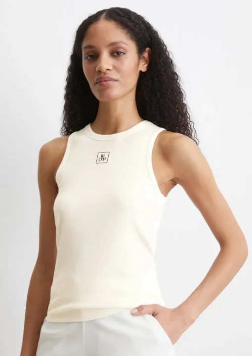 Lounge-Tanktop aus Bio-Baumwoll-Modal-Mix