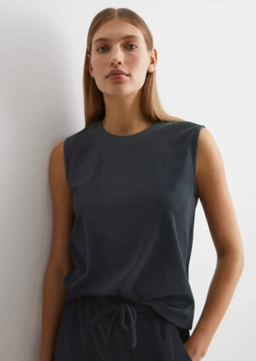 Lounge-Top aus weichem Frottee