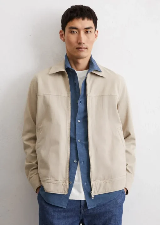 Overshirt aus robustem Bo-Baumwoll-Twill