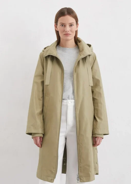 Parka regular aus recyceltem Polyester-Canvas