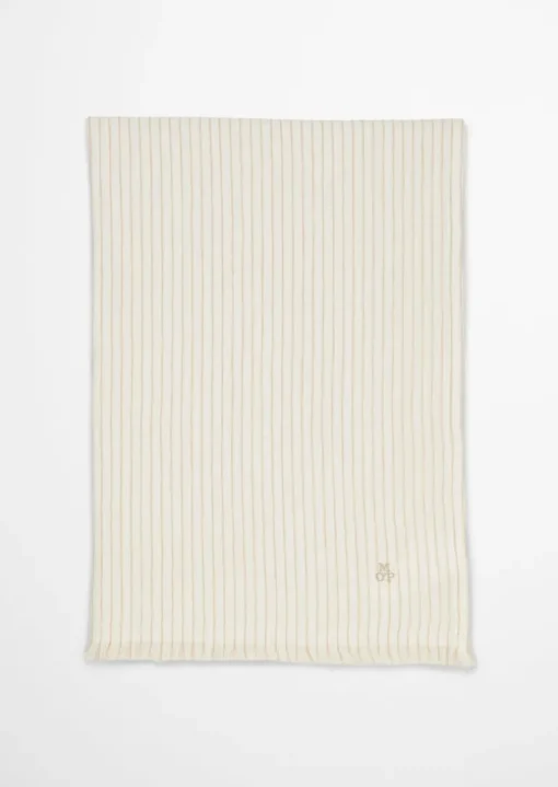Plaid Model Fine Stripe aus Bio-Baumwolle und Leinen