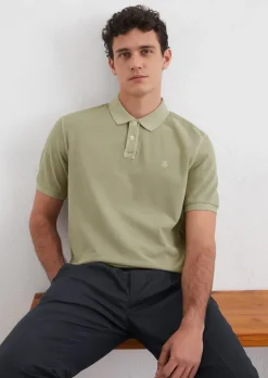 Poloshirt Piqué regular aus Bio-Baumwolle
