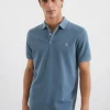 Poloshirt Piqué shaped aus Bio-Baumwoll-Stretch