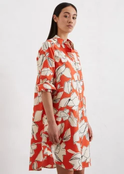 Print-Kleid relaxed mit TENCEL™ Lyocell