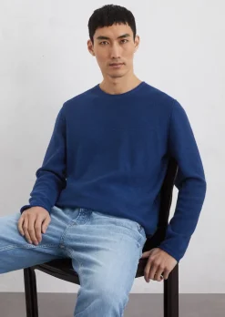 Pullover regular aus Bio-Baumwoll-Leinen-Mix