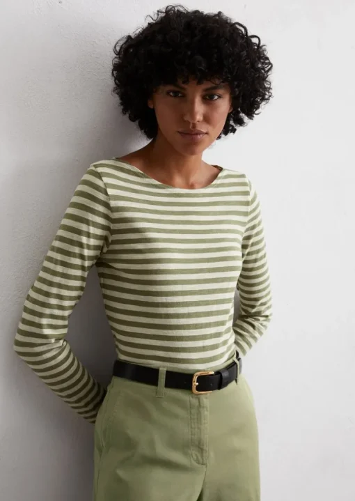 Ringel-Longsleeve regular aus Slubjersey