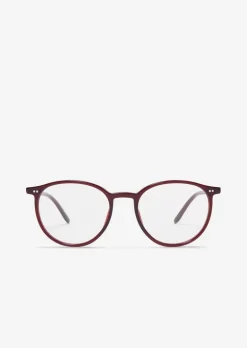 Runde Unisex-Panto-Brille aus hochwertigem Acetat