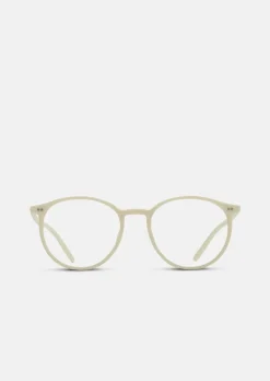 Runde Unisex-Panto-Brille aus hochwertigem Acetat