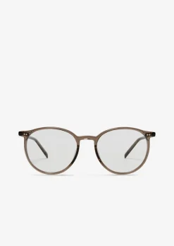 Runde Unisex-Panto-Brille aus hochwertigem Acetat
