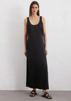 Satinkleid regular aus Viskose-Stretch