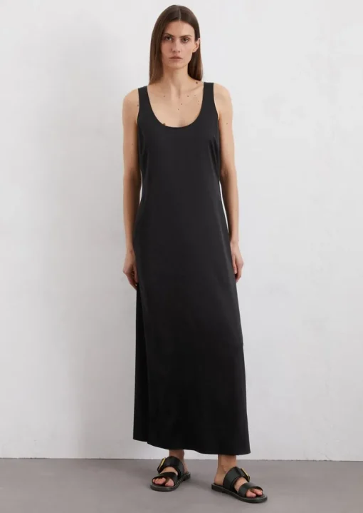 Satinkleid regular aus Viskose-Stretch