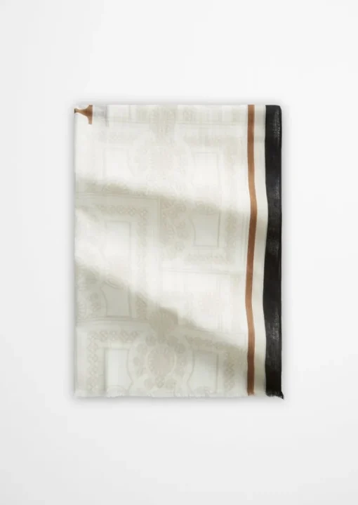Schal mit Allover-Print mit TENCEL™ Lyocell