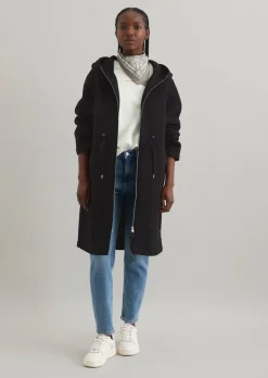Scuba-Parka relaxed mit recyceltem Polyester
