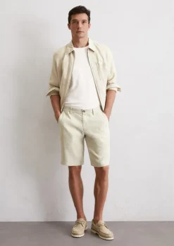 Shorts Model Reso jogger aus reinem Leinen