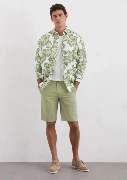 Shorts Model Reso Jogger regular in softer Twill Stretch-Qualität