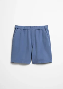 Shorts regular fein strukturiert aus Bio-Baumwolle