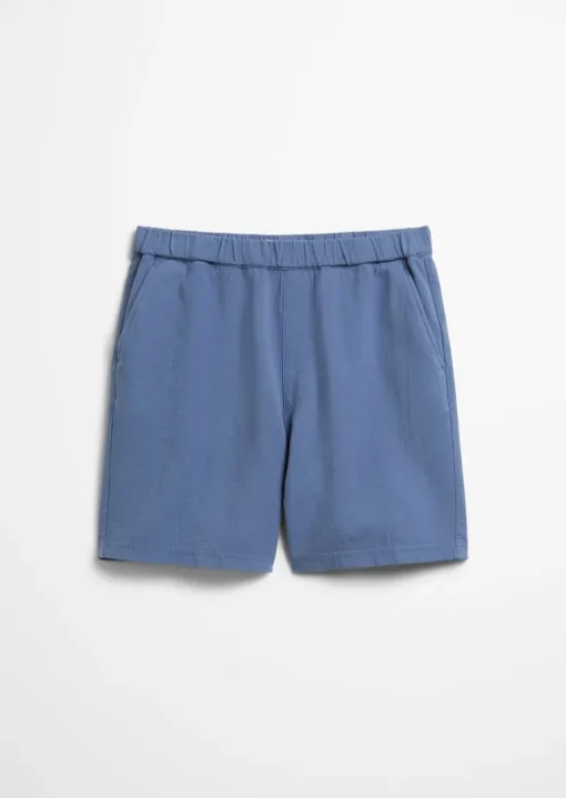 Shorts regular fein strukturiert aus Bio-Baumwolle