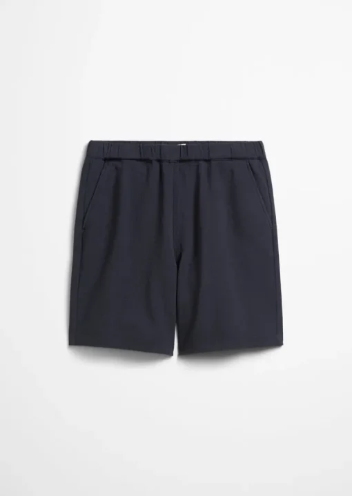 Shorts regular fein strukturiert aus Bio-Baumwolle