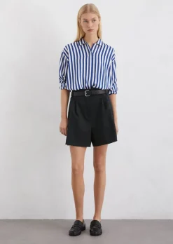 Shorts tailored aus Polyester-Schurwolle-Mix