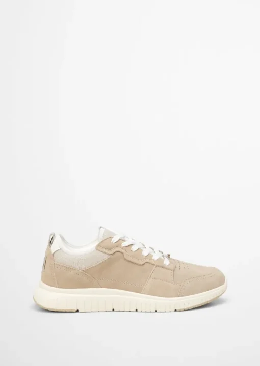 Sneaker aus edlem Veloursleder